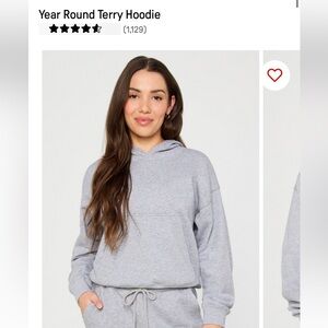 Fabletics Gray Women's Hoodie and Joggers Set. Brand New- Never Used